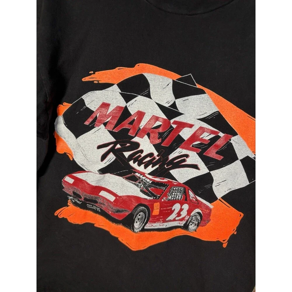 Vintage 90s Martel Racing Stock Car 23 Sports Shirt Adult Size Medium